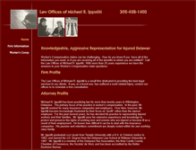 Tablet Screenshot of ippolitilaw.com